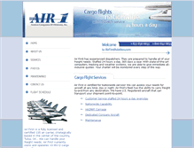 Tablet Screenshot of airfirstaviation.com